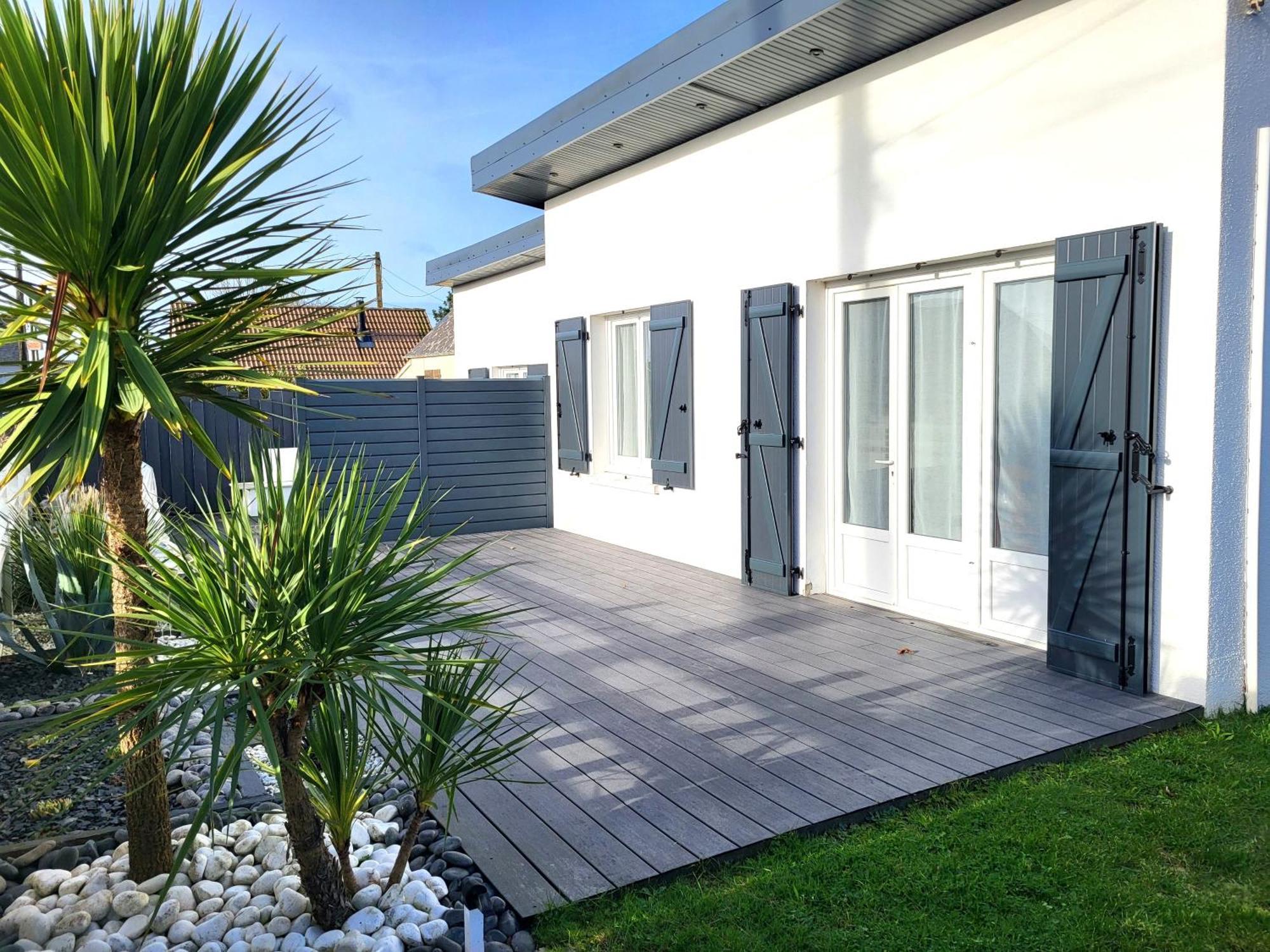 La Villa Kikifil, Bord De Mer Saint-Germain-sur-Ay Экстерьер фото